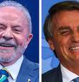 O presidente Luiz Inácio Lula da Silva (à esquerda) e o ex-presidente Jair Bolsonaro (à direita)  Foto: Wilton Junior/Estadão / Estadão