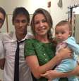 Pedro Scooby, Neymar, Luana Piovani, e o filho Dom  Foto: Reprodução/Instagram