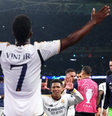 Vini Jr. comemora gol durante final da Liga dos Campeões  Foto: Reprodução/Redes Sociais 