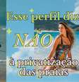 Famosos se manifestam contra privatização das praias  Foto: Reprodução / Instragram / Perfil Brasil