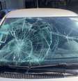 Carro de motorista embriagado ficou destruído após impacto  Foto: Divulgação/PRF-GO