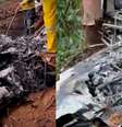 Destroços do bimotor foram encontrados nesta terça-feira, 4   Foto: Divulgação/Corpo de Bombeiros de Santa Catarina