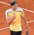 Zverev vibra com vitória /  Foto: @AllAboutHQ / Esporte News Mundo