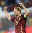 De Bruyne comemora gol   Foto: BRUNO FAHY/BELGA MAG/AFP via Getty Images / Esporte News Mundo