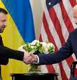 Biden e Zelenski durante encontro em Paris  Foto: DW / Deutsche Welle