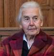 A negacionista Ursula Haverbeck: figura frequente no tribunais alemães por declarações mentirosas sobre o Holocausto  Foto: DW / Deutsche Welle