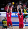 Brasil encerrou a segunda semana da VNL contra a Polônia  Foto: Esporte News Mundo