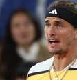 Zverev irritado /  Foto: @AllAboutHQ / Esporte News Mundo