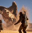 Mesmo com visual inspirado nos filmes, Dune: Awakening segue uma história alternativa  Foto: Funcon / Divulgação