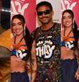 Lucas Pizane e Giovanna Lima, do 'BBB 24' são flagrados aos beijos no São João da Thay após negarem affair; veja fotos.  Foto: Reprodução, Lucas Pasin / Agnews / Purepeople