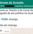 Grupo de WhatsApp da equipe contratada pelo PT para atuação em redes sociais  Foto: Reprodução/WhatsApp