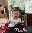 Neymar brincando com Mavie  Foto: @instagram