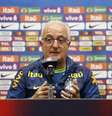  Foto: Rafael Ribeiro/CBF - Legenda: Coletiva do técnico Dorival Jr no Camping World Stadium nesta terça-feira / Jogada10