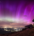 Aurora boreal fotografada nas montanhas Karkonosze, na Polônia (Imagem: Reprodução/Daniel Koszela)  Foto: Canaltech