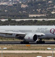 Aeronave da Qatar Airways  Foto: Reprodução/Redes Sociais 
