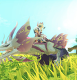 Desbrave o mundo de Monster Hunter Stories 2 com seus monstros de estimação e um companheiro Amigato  Foto: Capcom / Divulgação