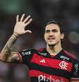 Pedro, atleta do Flamengo em partida contra o Grêmio Reprodução / Rede Social  Foto: Esporte News Mundo