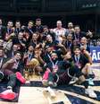 O Franca se tornou o segundo maior campeão da história do NBB, ao lado do Brasília, com 3 títulos   Foto: Marcos Limonti / Sesi Franca Basquete / Esporte News Mundo