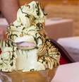 Gelato de pistache, um hit do chef Nello Cassese, que deve ser servido em agosto no Chile  Foto: Tomás Rangel