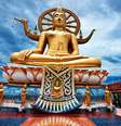 Ainda no campo da fé, o Budismo predomina no país e diversos monumentos e templos estão espalhados pelo território. Um dos principais é o de Big Buddha (O Grande Buda), situado na ilha de Koh Samui, no sul da Tailândia. Cheio de detalhes, o local permite um mergulho na cultura asiática e na religião.  Foto: Maksim Sundukov - Wikimédia Commons / Flipar