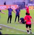 Briga marca o final de jogo entre Fluminense e Atlético-GO   Foto: Reprodução Sportv / Esporte News Mundo