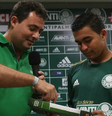 Alexandre Mattos, à época pelo Palmeiras, e Dudu  Foto: César Greco/Fotoarena