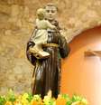 Imagem mostra Santo Antônio.  Foto: Awebic