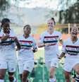  Foto: Divulgação / Fluminense - Legenda: Lurdinha celebra seu gol, que deu a vitória ao Fluminense / Jogada10