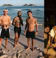 Reprodução/Instagram - Legenda: Gabigol curtiu praia em dia de folga no Rio  Foto: Jogada10