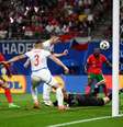 Christophe Simon/AFP via Getty Images - Legenda: Momento do primeiro gol de Portugal na vitória sobre a República Tcheca na Euro 2024 -  Foto: Christophe Simon/AFP via Getty Images / Jogada10