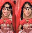 Pitty Webo na pele da Chapeuzinho Vermelho: atriz preferiu a carreira no teatro do que a televisão  Foto: Reprodução