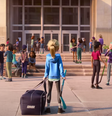 Assim que chega ao acampamento, Riley não suporta mais a ansiedade e desaba a chorar com medo do futuro incerto. (Reprodução/YouTube Disney)  Foto: Canaltech