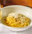 Espaguete à carbonara do Bottega Bernacca.  Foto: Divulgação: Bottega Bernacca / Estadão