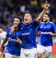 William marcou os dois gols do Cruzeiro diante do Flu  Foto: Gustavo Aleixo- Cruzeiro / Esporte News Mundo