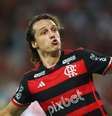David Luiz marcou o gol da vitória do Flamengo –  Foto: Gilvan de Souza/Flamengo / Jogada10