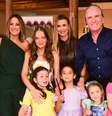 Roberto Justus compartilha foto em família com Ticiane Pinheiro e ganha declaração especial de César Tralli.  Foto: Brazil News, Manuela Scarpa / Purepeople