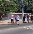 Torcedores de Flamengo e Fluminense entraram em conflito  Foto: Reprodução/Redes Sociais