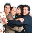 Michael Richards (primeiro da esq. p/ dir.) como o personagem Cosmo Kramer; comediante afirma ter sido fruto de uma violência sexual em novo livro de memórias  Foto: Divulgação/NBC / Estadão