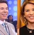 Silvio Santos e Daniela Beyruti  Foto: Reprodução/SBT / Mais Novela