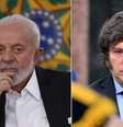 Montagem com imagem do presidente do Brasil, Luiz Inácio Lula da Silva, e o presidente da Argentina, Javier Milei  Foto: Wilton Junior/Estadão e Luis Robayo/AFP / Estadão