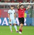 Kvaratskhelia comemora o gol   Foto: PATRICIA DE MELO MOREIRA/AFP via Getty Images / Esporte News Mundo
