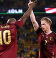 Ucrânia x Bélgica   Foto: @belgianreddevils / RD1