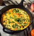 Omelete de espinafre e tomate  Foto: Brent Hofacker | Shutterstock / Portal EdiCase