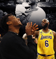 O Lakers será o primeiro time na história da NBA a contar com pai e filho no mesmo elenco   Foto: Divulgação / Los Angeles Lakers / Esporte News Mundo