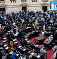 Deputados argentinos reunidos durante a votação do projeto na Câmara  Foto: DW / Deutsche Welle