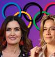 Fátima Bernardes pelo 'Paris é Brasa' e Fernanda Gentil na CazéTV serão opções interessantes para acompanhar os Jogos Olímpicos na capital francesa  Foto: Fotomontagem: Blog Sala de TV (Fotos: Divulgaçã)