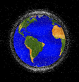A densidade dos detritos espaciais em órbita da Terra, segundo simulações da NASA (Imagem: NASA ODPO)  Foto: Canaltech