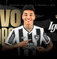 Igor Jesus é do Botafogo –  Foto: Divulgação/Botafogo / Jogada10