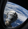 A Starliner, da Boeing, já está acoplada na ISS desde o dia 6 de junho (Imagem: European Space Agency)  Foto: Canaltech