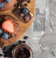 Nutricionista revela se vale mais comer um doce fitness ou um chocolate  Foto: Reprodução/Freepik / Bons Fluidos